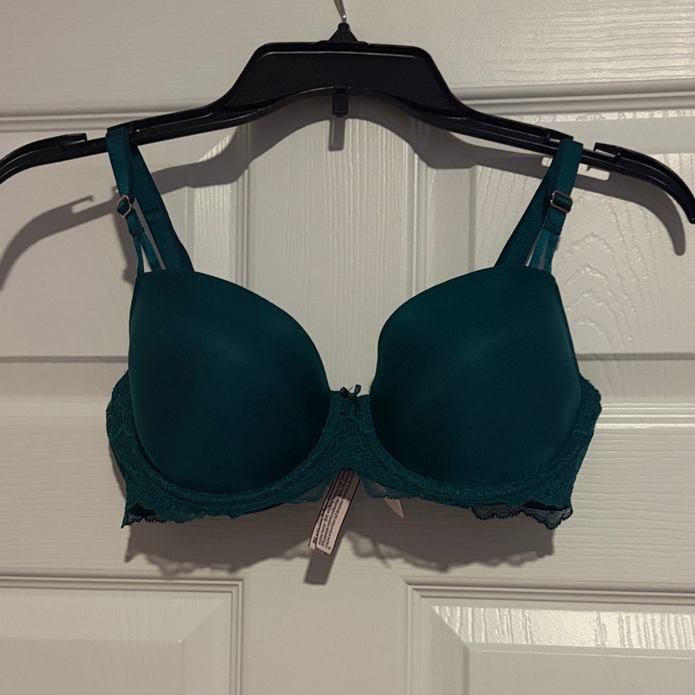 Victoria's Secret Dream Angels Deep Teal Bra- Like New 34D